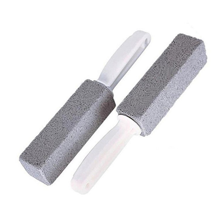 Toilets Brushes Natural Pumice Stone Cleaning Stone Cleaner Brush With Long Handle for Toilets Sinks Bathtubs