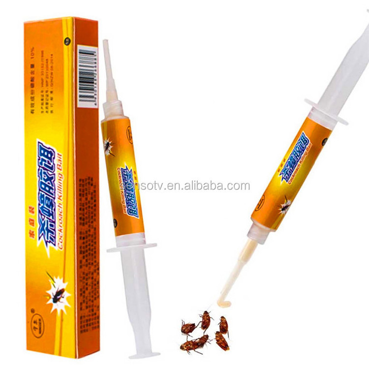 Powerful Insect Pest Control Cockroach Killer Gel Syringe 10g Roach Bait Cockroach Gel for Kitchen Cockroach Trap Goliath Gel