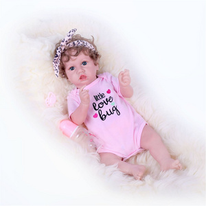 Reborn Doll slikon bebek Cheap Kids African Alive Black New Wholesale Parts Fashion Jointed Toddler Real Newborn Girl Lelia Doll