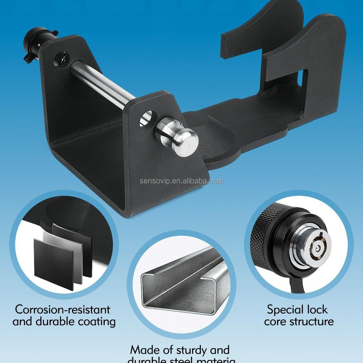 Heavy duty gooseneck trailer lock Trailer lock