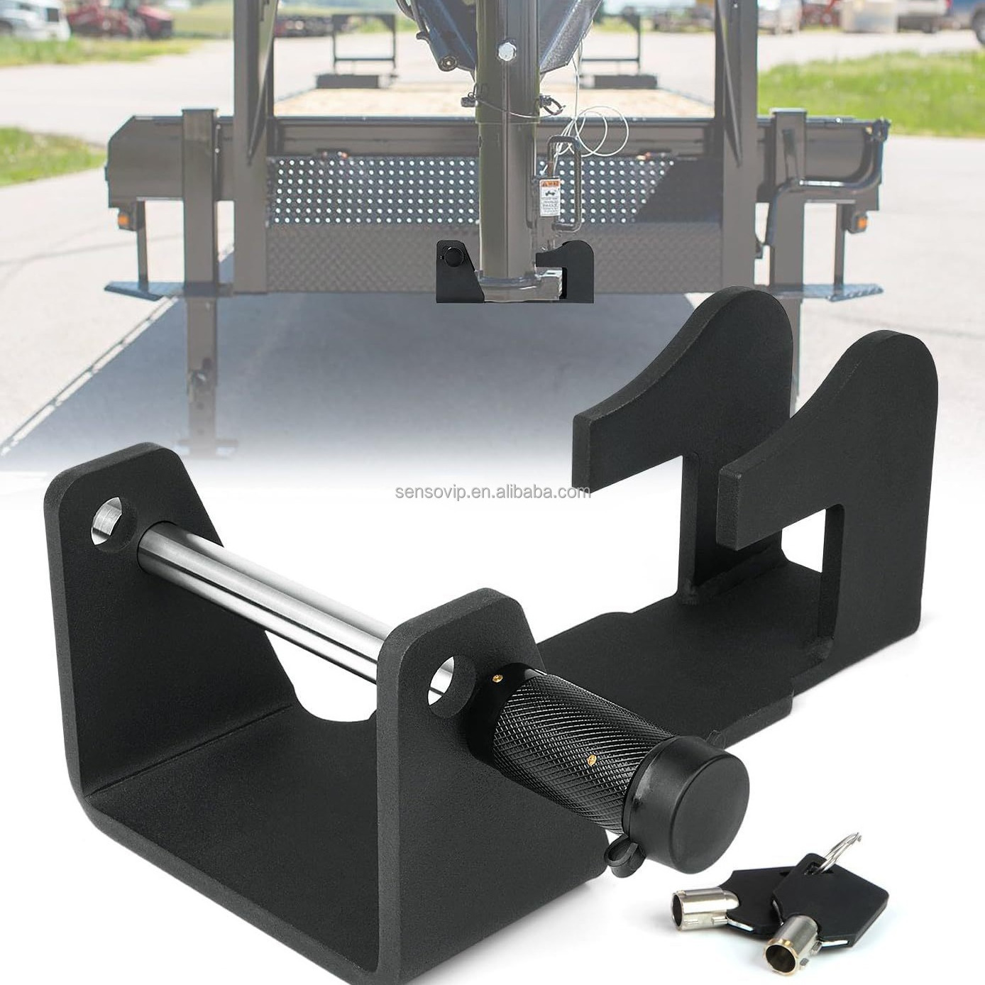 Heavy duty gooseneck trailer lock Trailer lock