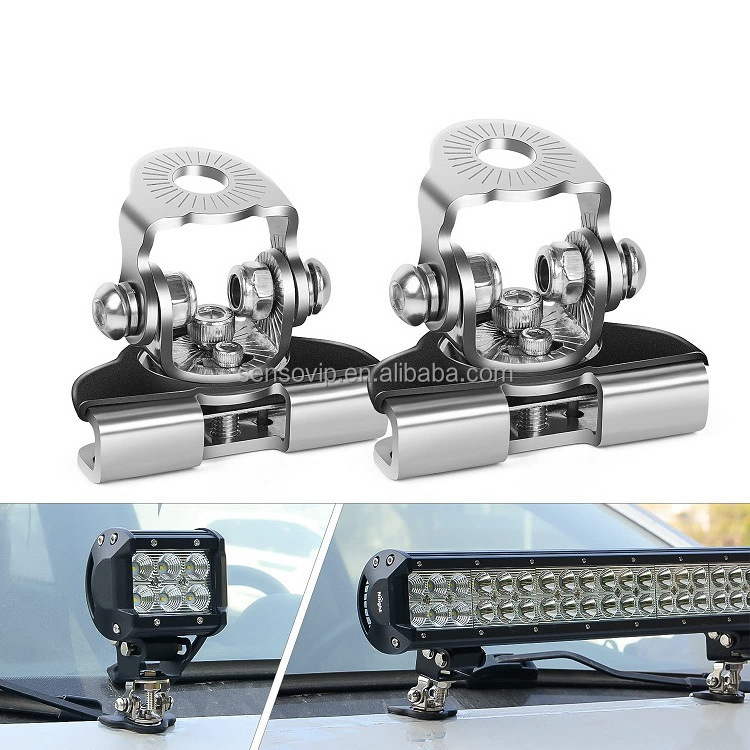 Mount Bracket Fog Driving Light Spotlight Universal Clamp Bracket 30mm For Car Motorcycle Crash Bar Guard