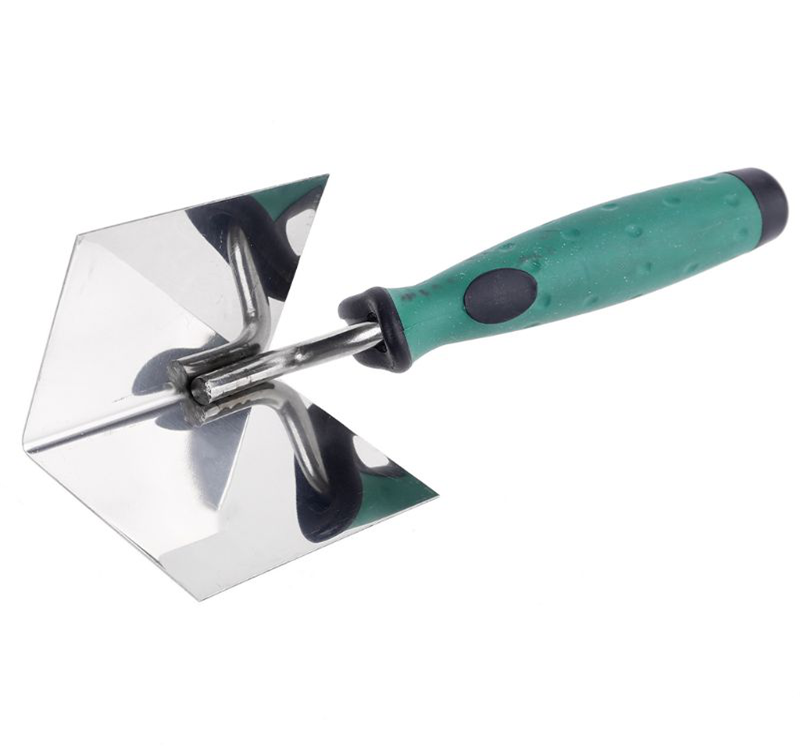 Drywall Corner Tool - Flexes for perfect 90 degree corner when mudding drywall - High grade stainless steel corner trowel - Ergo