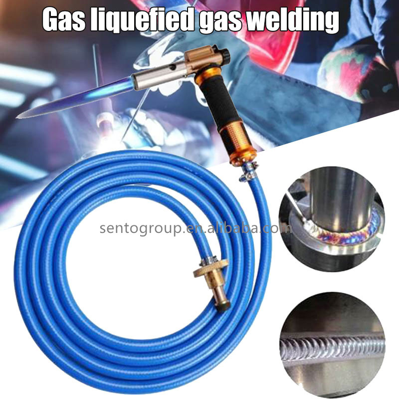 Professional Gas Welding Torch With Hose Home Welded Soldering Brazing Repair Tool