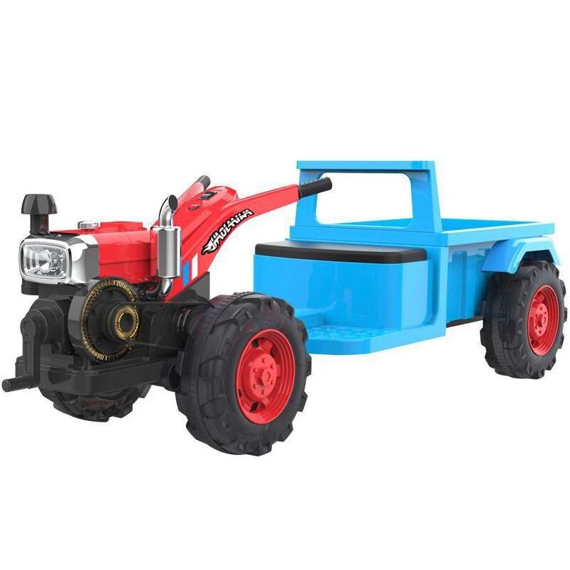 Ride-On Cars Children Toddler To Drive Boys 24V Bike Oem/Odm Hot Sale 2023 Vehicles 4 Engine Battery 4X4 Bumper Ride On Kids Car