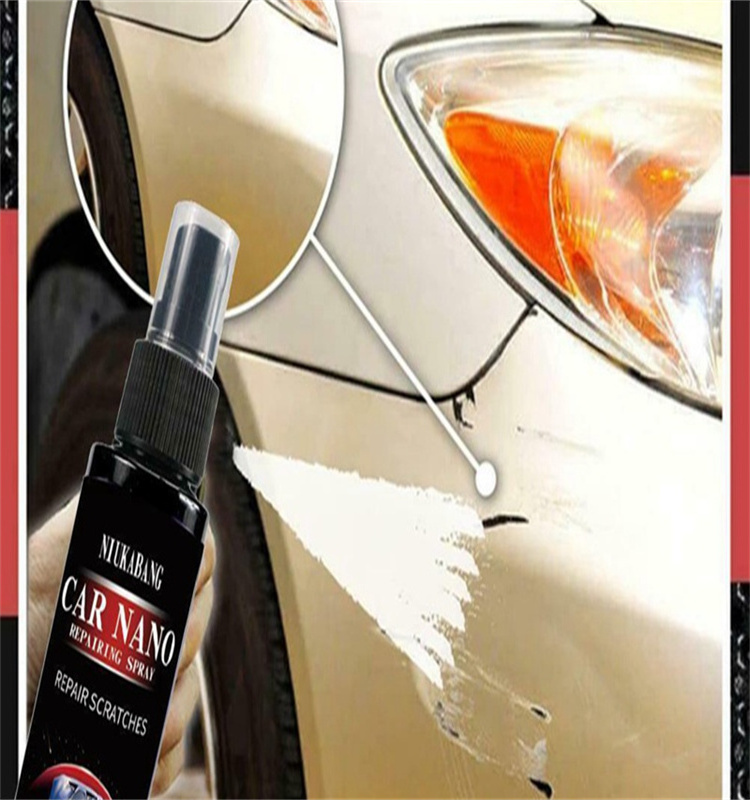 100ML Car Body Scratch Repair Nano Liquid Spray Polish Paint Wax Spray Coat Film Scratch Remover Nano Cloth Car Paint Care Kit