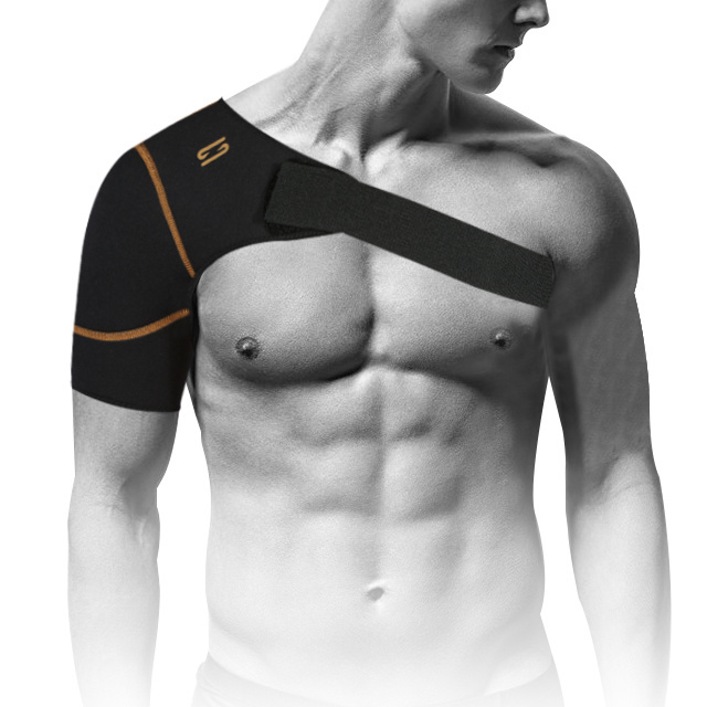 Compression shoulder support brace with rotator cuff support, neoprene shoulder sleeve immobilizer for dislocated AC Joint