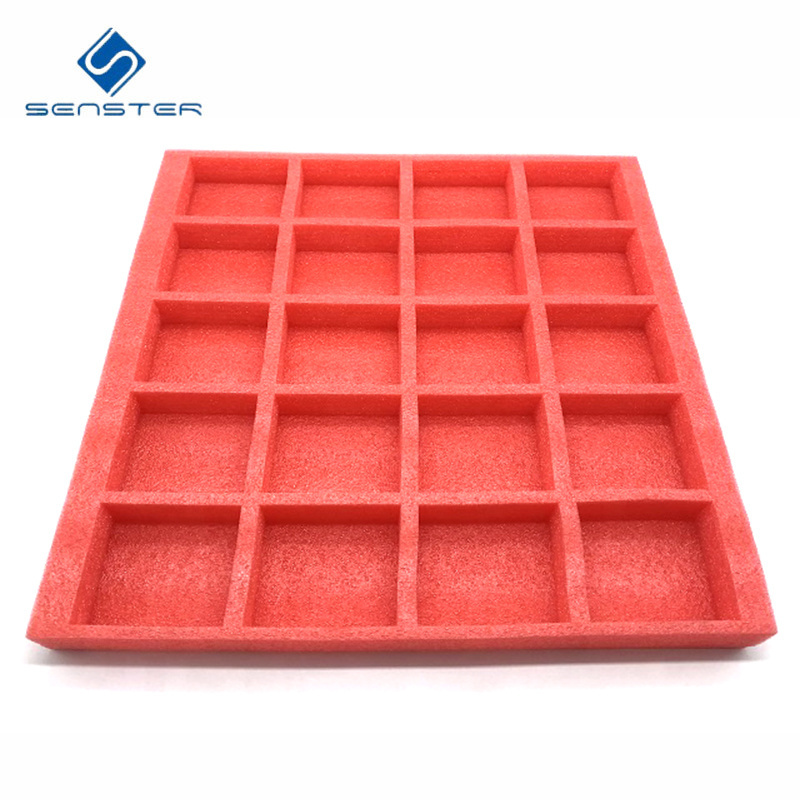 Recycled EPE custom foam insert pick and pluck foam for package tool foam insert