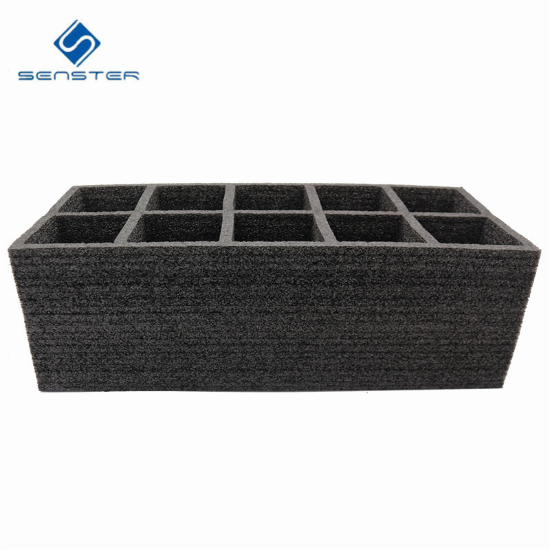 Recycled EPE custom foam insert pick and pluck foam for package tool foam insert