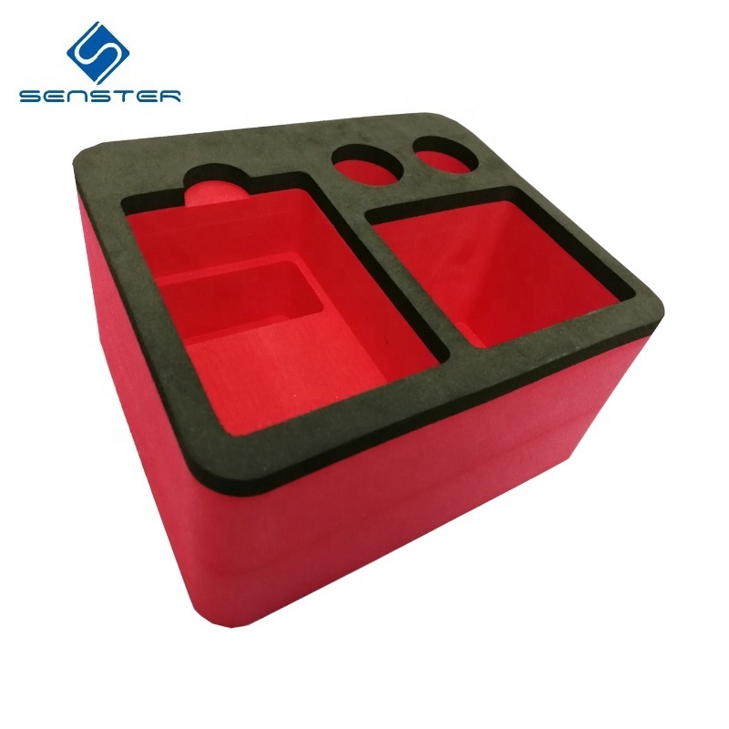 Two color laminated eva foam sheet for tool box insert packaging