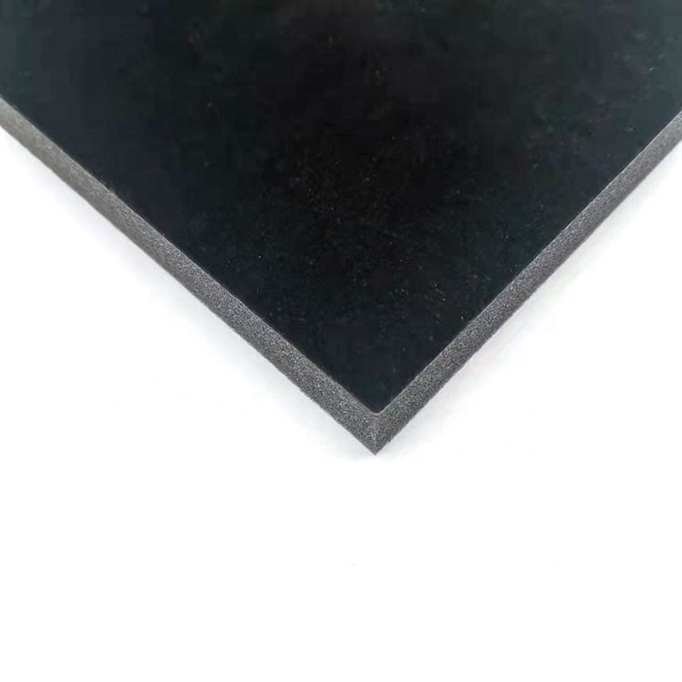 Black sponge with white velvet foam insert for jewelry box