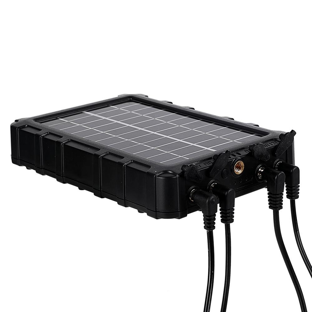 high efficiency solar panel portable solar charger for wild game trail hunting camera