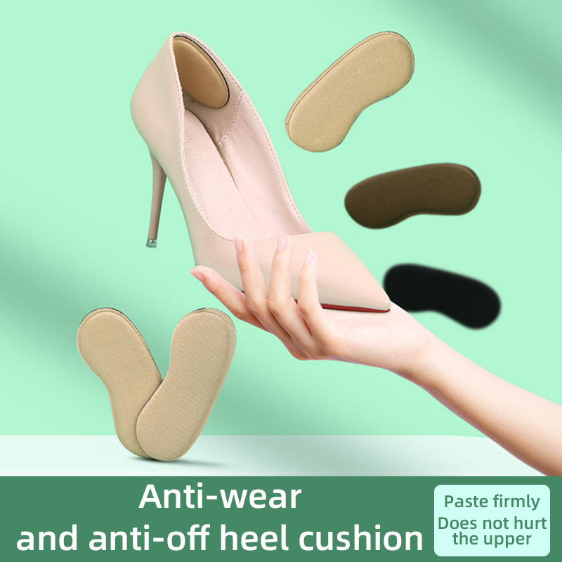 Self-Adhesive Heel Cushion Pads Inserts Heel Grips Liner Cushions Shoe Inserts Heel Pads For Shoes Anti Wear Feet