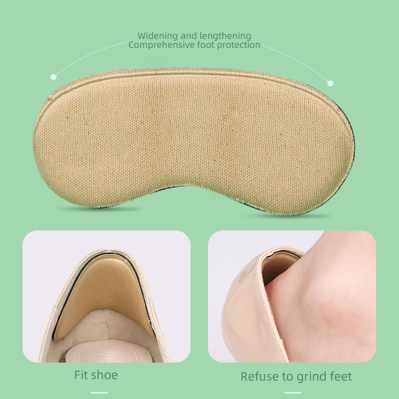 Self-Adhesive Heel Cushion Pads Inserts Heel Grips Liner Cushions Shoe Inserts Heel Pads For Shoes Anti Wear Feet