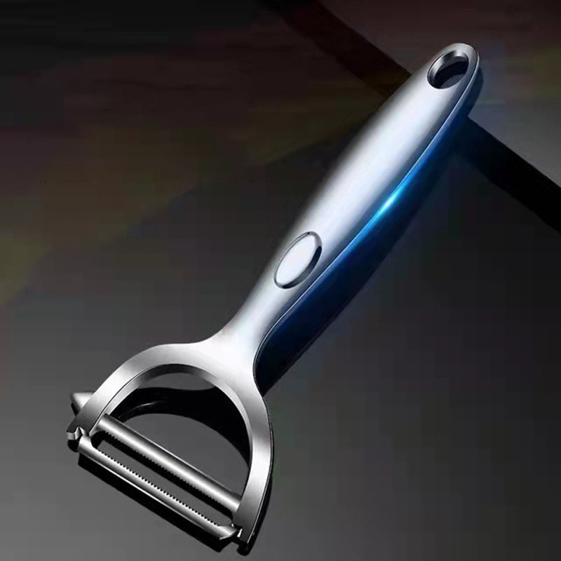 Stainless Steel Peeler Kitchen Vegetable Peeler Wide Swivel Blade and Non Slip Grip Zinc Alloy Peeler  For Fruit