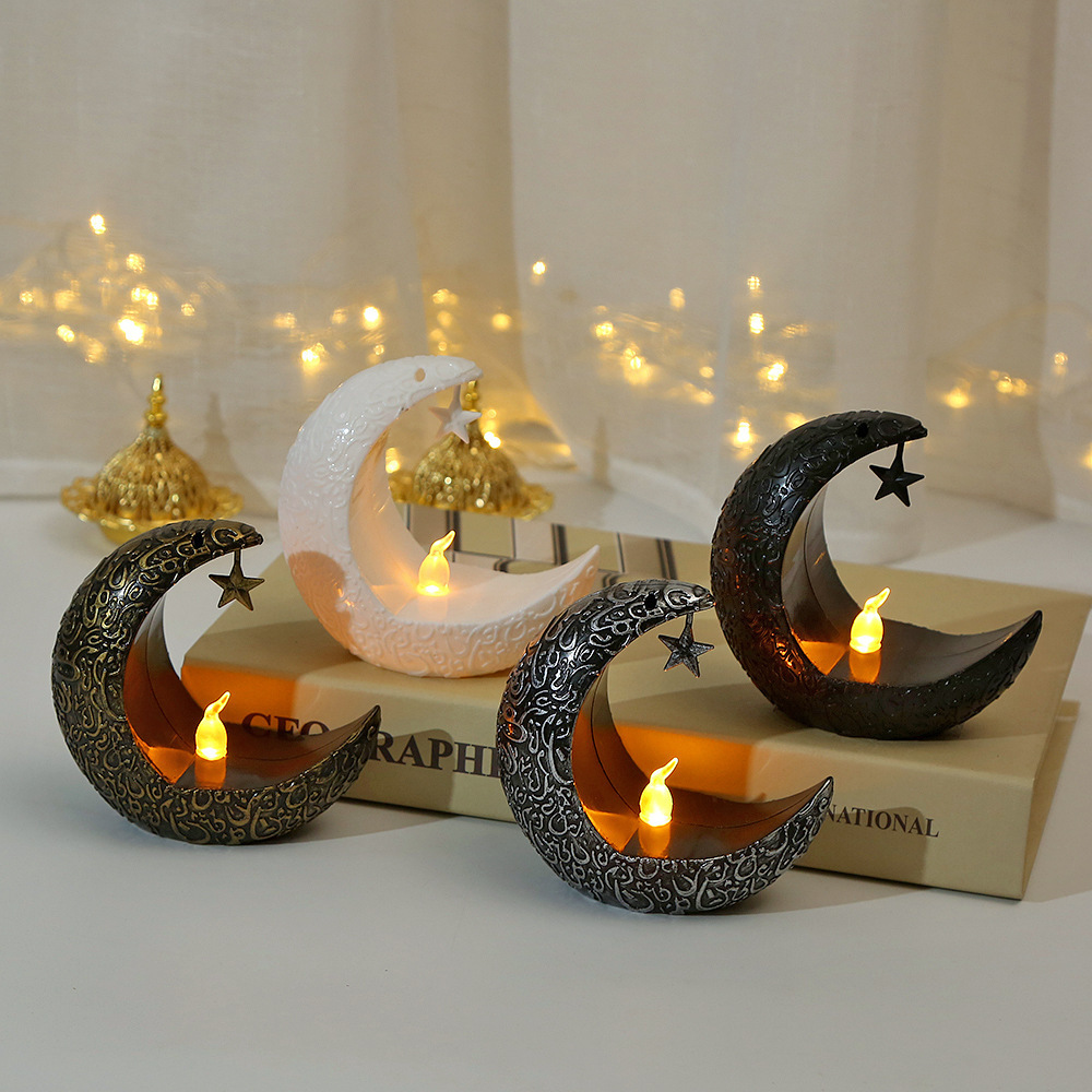 Wholesale Led Moon Candle Light Christmas Battery Operated Flameless Realistic Bright Plastic Mini Candles LED Candle Light