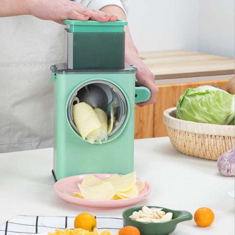 New Top Seller Kitchen Utensil Vegetable Slicer Grater Multi Purpose Metal OEM kitchen Tools Roller vegetables cutter machine