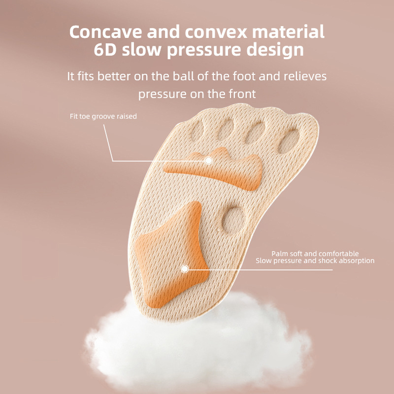 High Heel Shoes Front Forefoot Metatarsal Pads Ball of Foot Cushion Anti-Slip Soft High Elastic Foam Forefoot Pads for Women