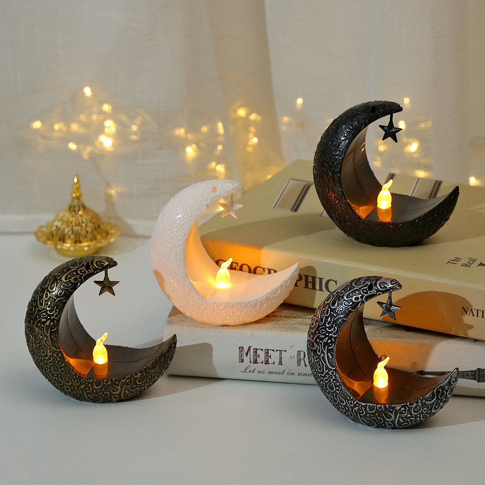 Wholesale Led Moon Candle Light Christmas Battery Operated Flameless Realistic Bright Plastic Mini Candles LED Candle Light