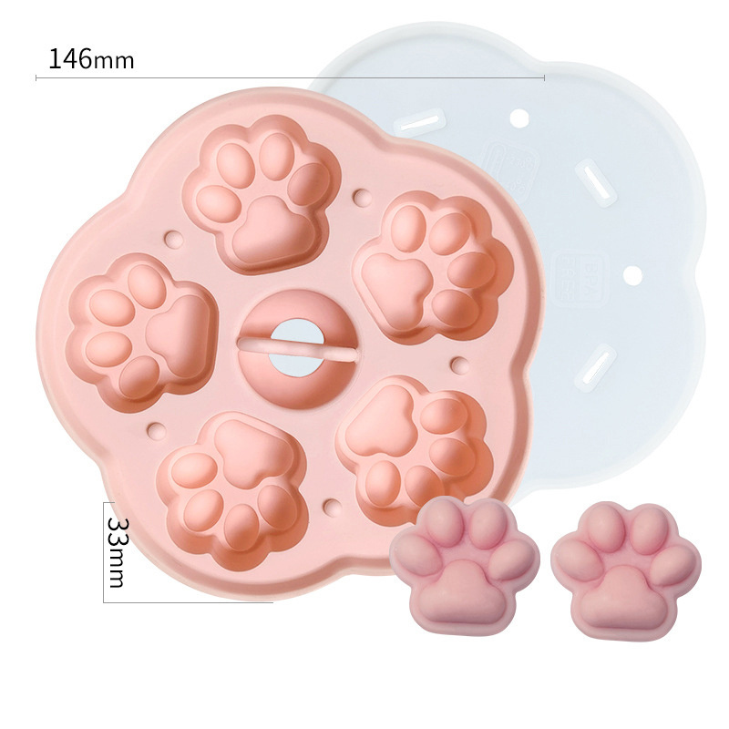 Baby Food Rice Pudding Cute Cake Silicon Mold Pet Biscuit Cake Jelly Silicone Cake Molds Silicone 3D Complementary food Mould