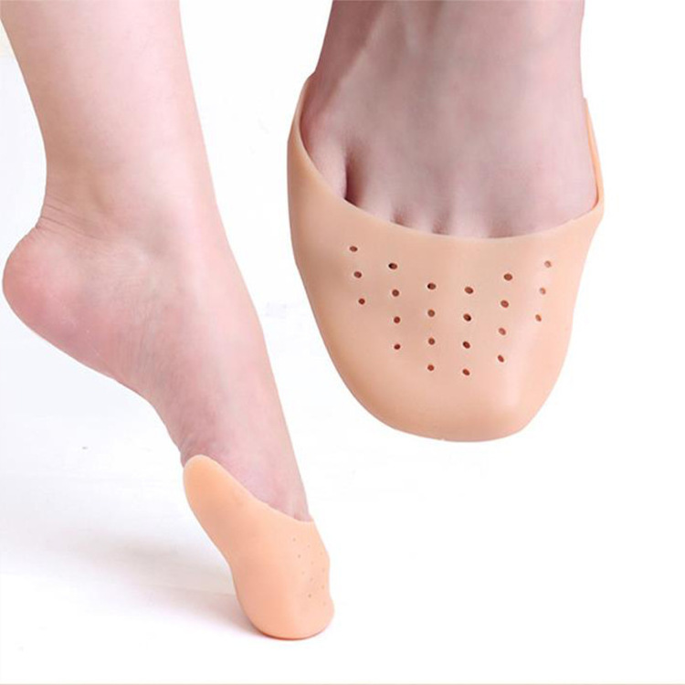 1pair Silicone Gel Dance Point Pads for Ballet Dancing Toe Forefoot Pad shoes Insoles Insert