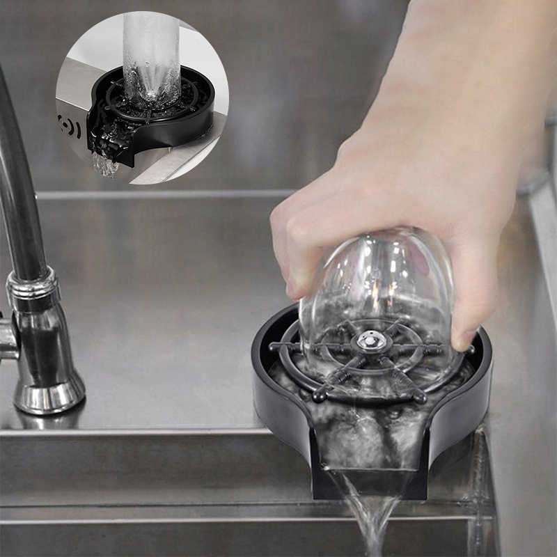 New Automatic Glass Rinser Cup Rinser Washer High Pressure Glass Washer For Kitchen Sinks