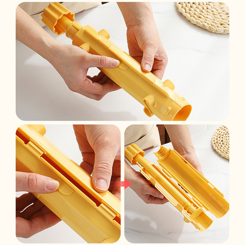 2023 New Product Rice Round Rocket Mold Hand Made Manual Push Tool Colored Plastic PP Sushi Maker for Rolling