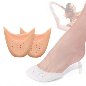 1pair Silicone Gel Dance Point Pads for Ballet Dancing Toe Forefoot Pad shoes Insoles Insert