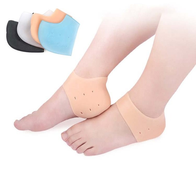 Men & Woman Foot Care Products Silicone Gel Moisturizing Heel Sleeve Protector Pads Cushion Anti Crack Heel Socks Heel protector