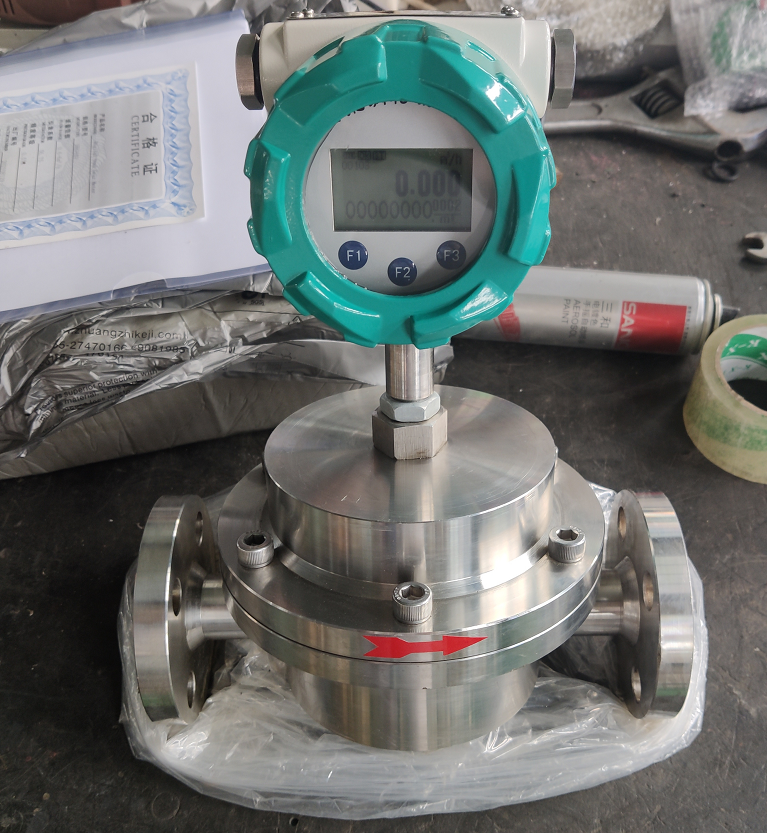 FMG450 Stainless Steel Digital Oval gear flowmeter Flow Meter Sensor -196~200C 40MPa Flow Sensor