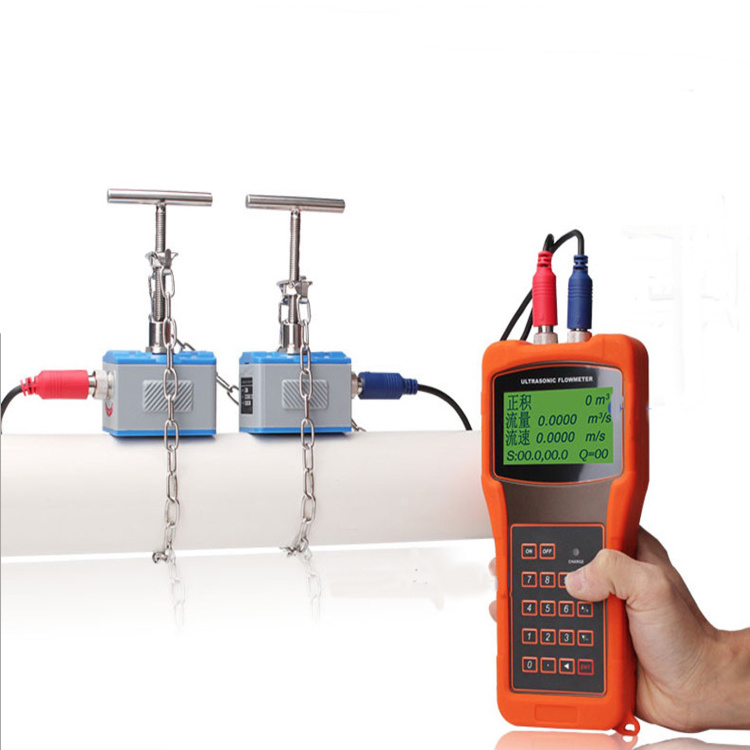 FMU830 OEM SENTEC 2000H handheld ultrasonic waste water flow meter ultrasonic flowmeter for sale