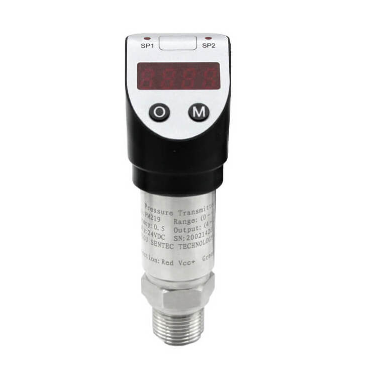 SENTEC PW219 Explosion proof intelligent display micro gauge pressure switch normally closed differential pressure switch