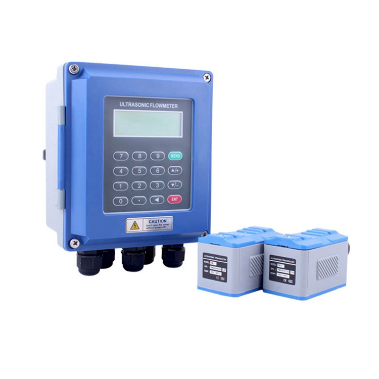 Low Price Wall Mounted Ultrasonic Water Flowmeter Clamp On Ultrasonic Flow Meter