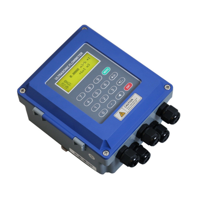 FMU833 Ultrasonic clamp-on flow meter water flowmeter flow rate sensor cheap ultrasonic flow meter