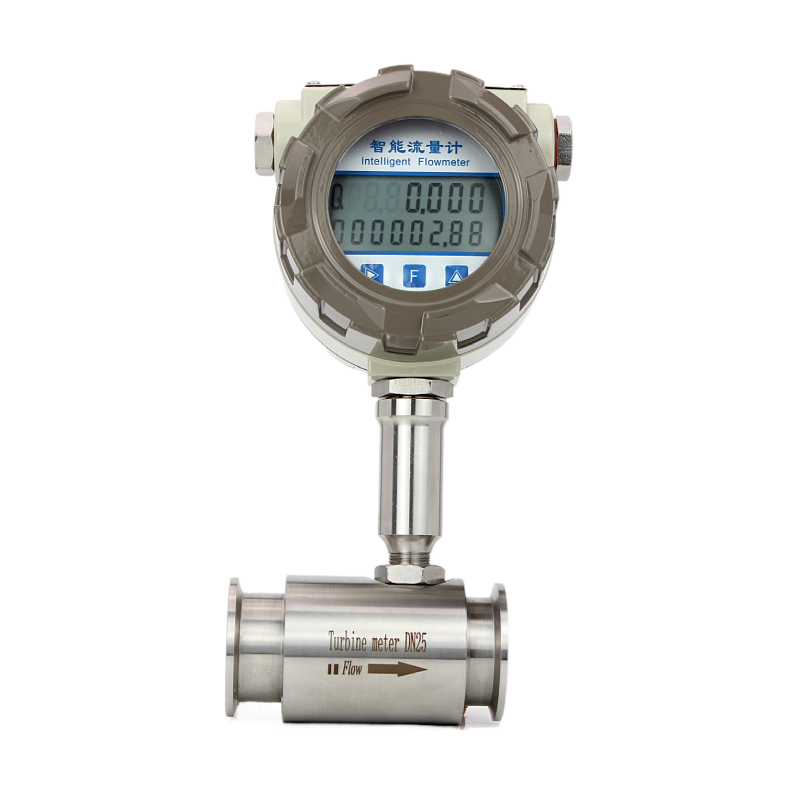 RS485 4-20ma Hydrogen Air Nitrogen Rare Gas Turbine Flow Meter