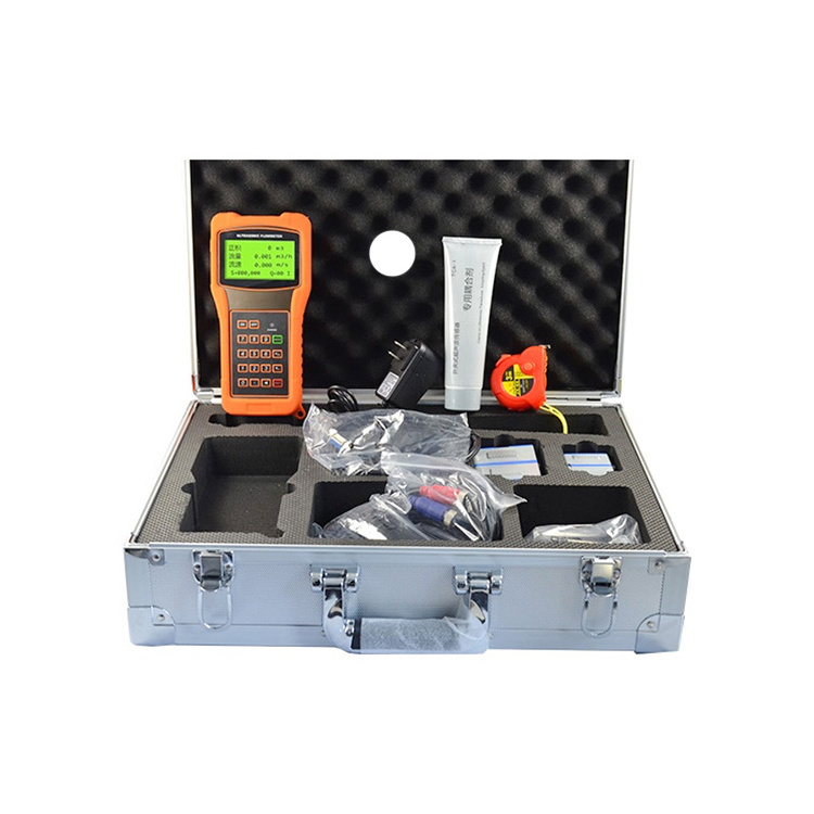 SENTEC FMU830 Portable Digital Flow Velocity Meter Digital type Methane Gas Fuel Diesel Paddle Wheel water Ultrasonic Flow meter