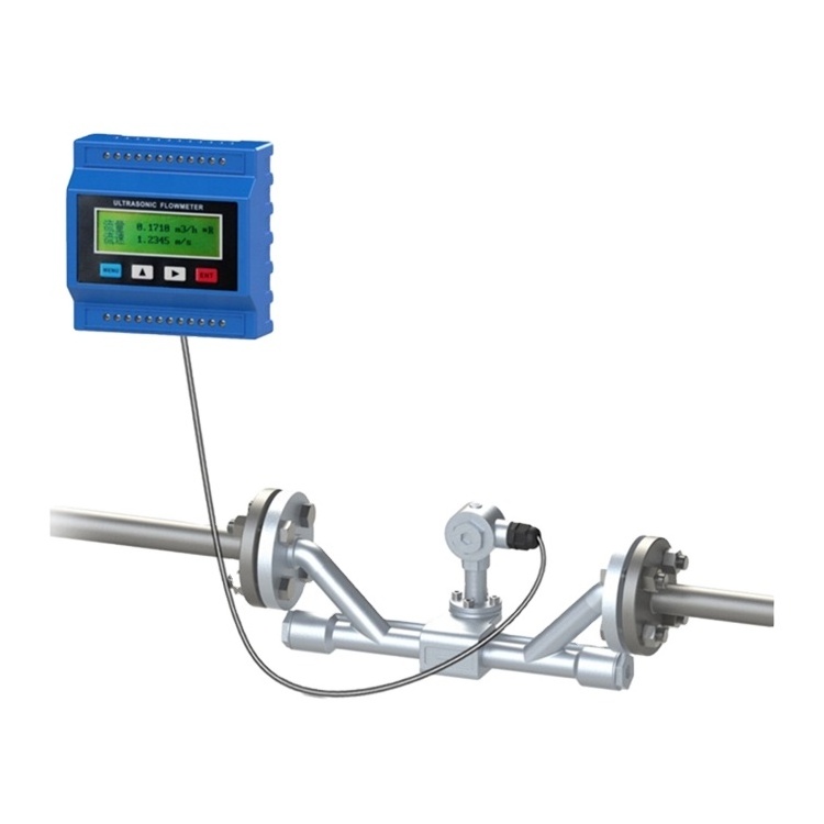 FMU820 OEM Accuracy Ultrasonic Water Liquid Flow meter Clamp On Ultrasonic Flowmeter Modular Ultrasonic Water Gauge heat meter