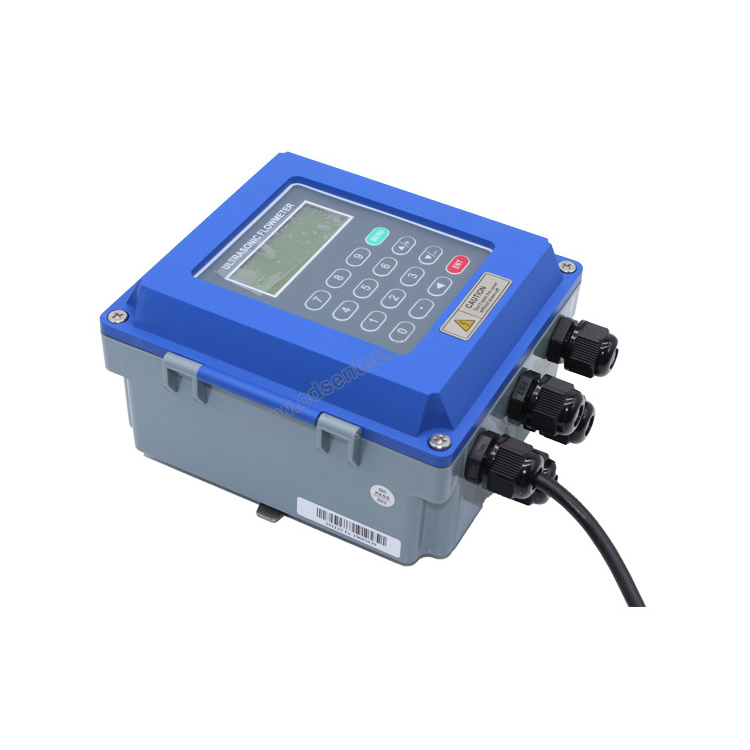 FMU833 Ultrasonic clamp-on flow meter water flowmeter flow rate sensor cheap ultrasonic flow meter