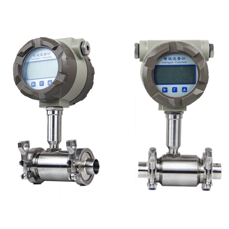 RS485 4-20ma Hydrogen Air Nitrogen Rare Gas Turbine Flow Meter