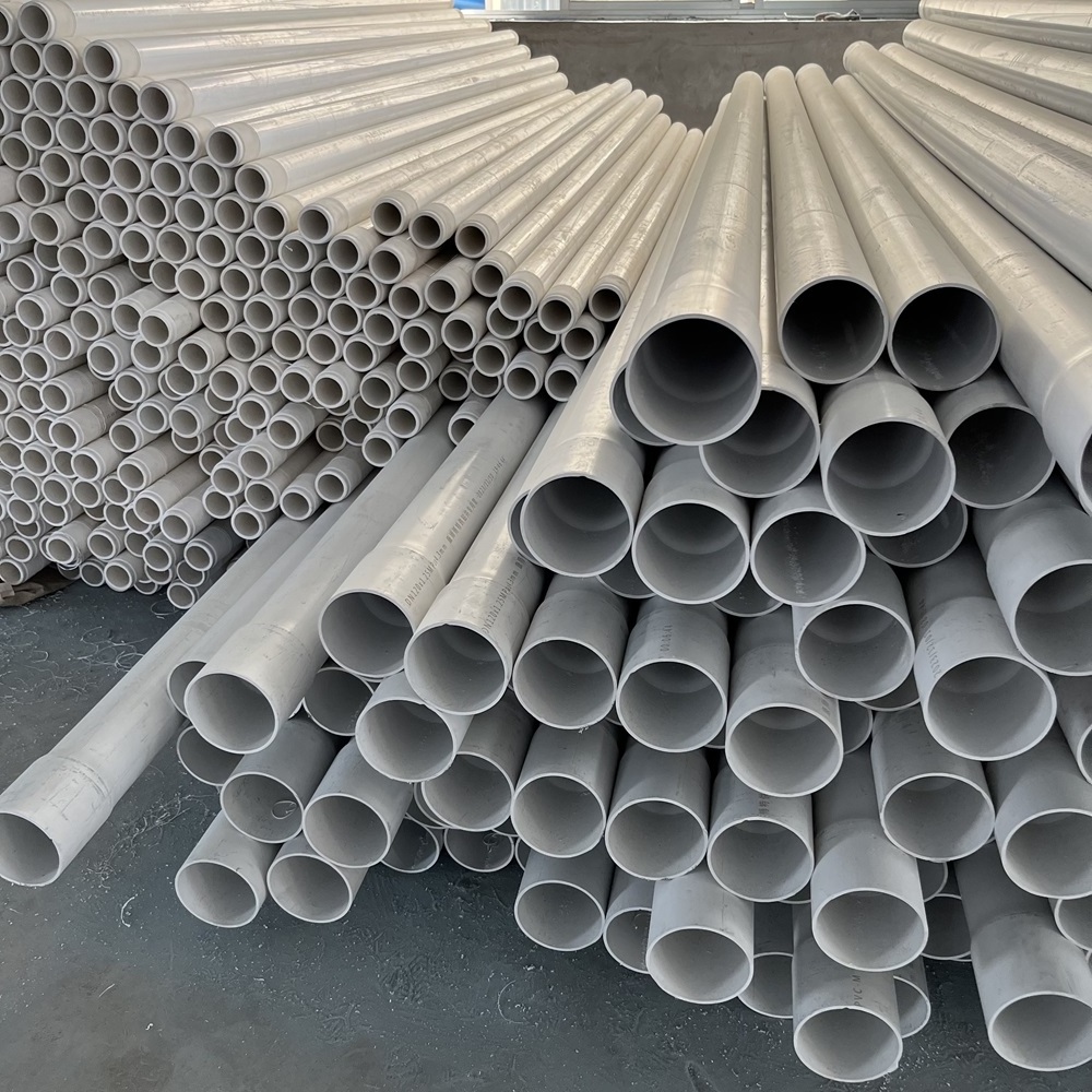 2024 Hot Selling 1-16 inch diameter water well PVC pipes with slotting  and screen pipes price for water drilling