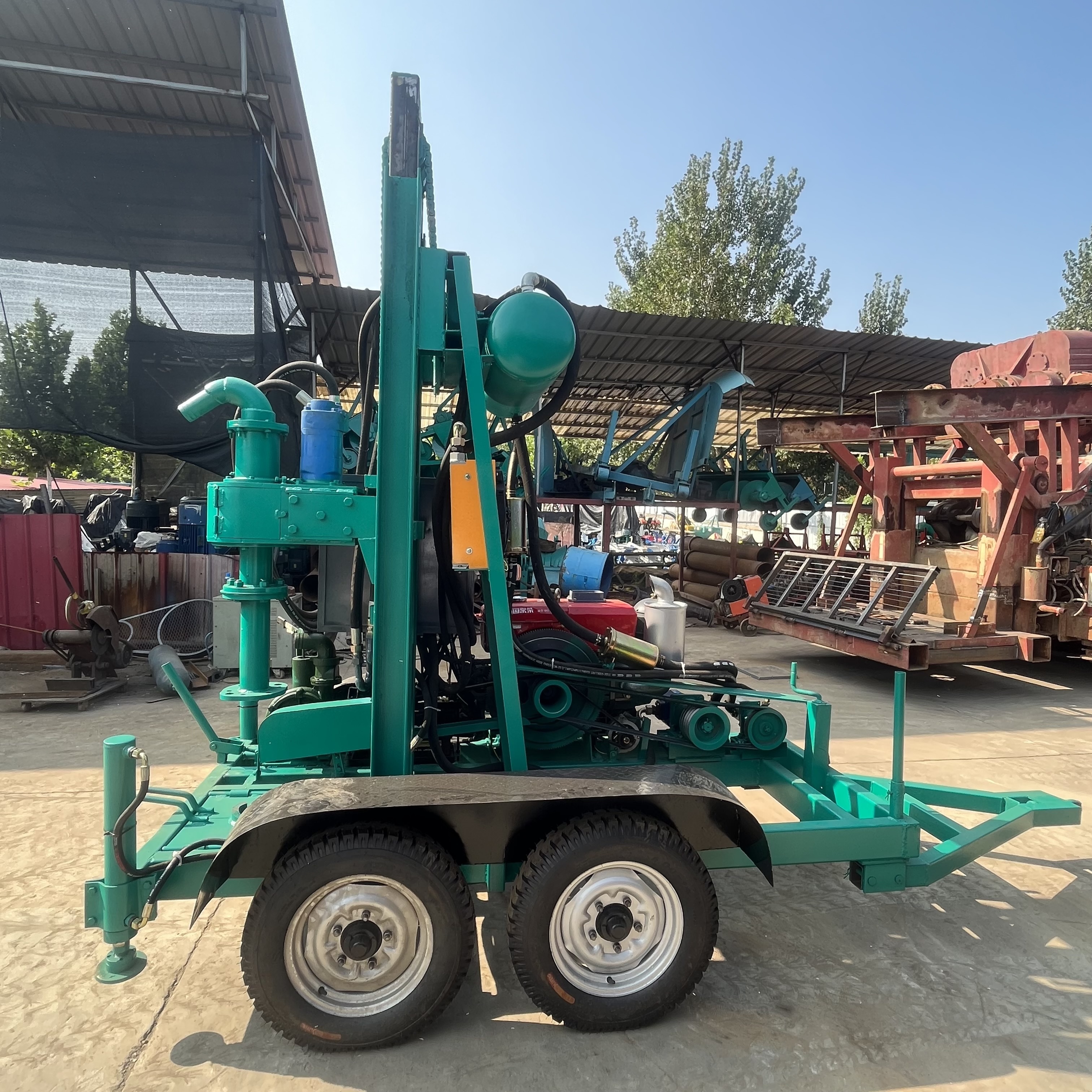 Widely Used  AKL-150Y+ Small Portable Mine Drilling Water Well Drilling Rig Machine Borehole Drill Rig Price for Sale