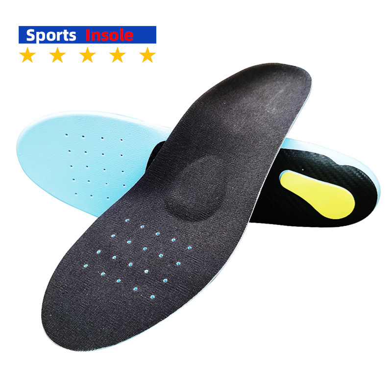 Hot Selling Sports Insoles Poron Gel Insoles Foot Cushioning Sweat and Shock Absorbing Sports Insoles