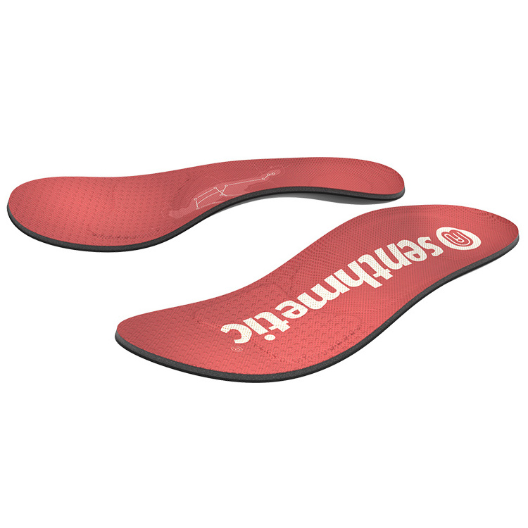 Custom Made Insoles Heat Moldable Insole Flat Feet Sport Shoe Insole Arch Support Shock Absorption Shoe Inserts