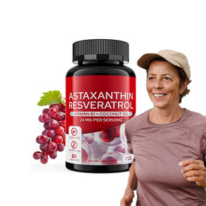 private label Astaxanthin Gummies immune boost anti aging support joint Supplement Astaxanthin Resveratrol Gummies