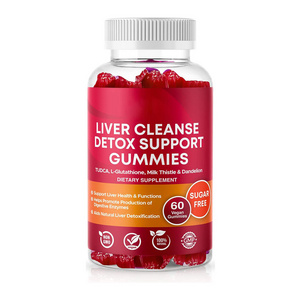 OEM Milk thistle gummy liver cleanse repair increase immune system supplement liver Detox Milk thistle gummies