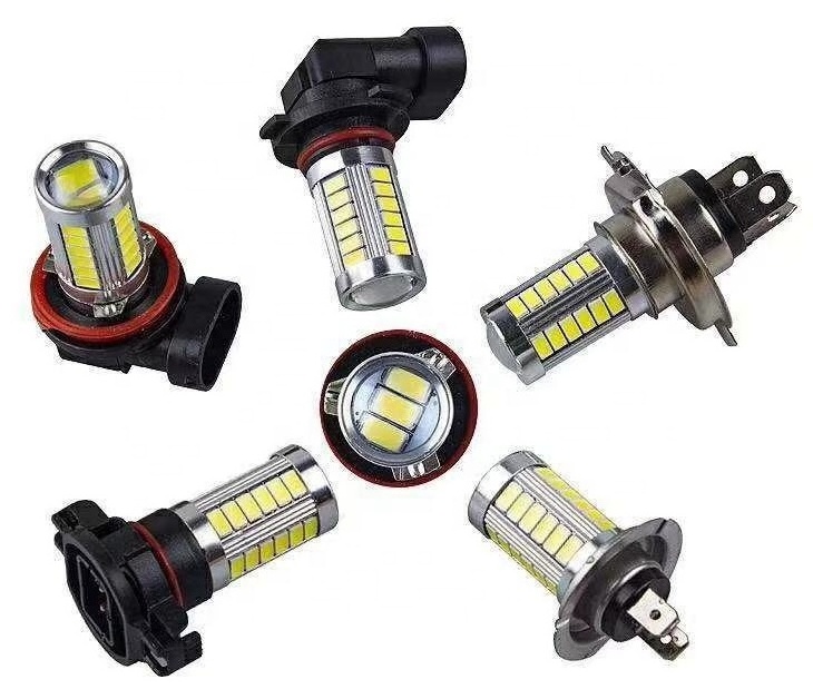 12V Car H8 H11  9005 Hb3 9006 Hb4 H4 H7 P13w H16 5630 33SMD Led  Fog Lamp Daytime Running Light Bulb Turning Parking Bulb