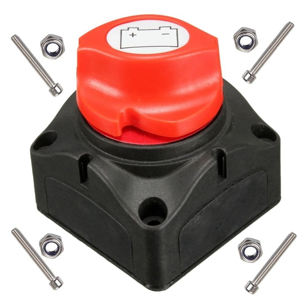 Waterproof Battery Switch Master Isolator Cut Off Kill Switch for RV Battery Marine Boat Car Vehicles