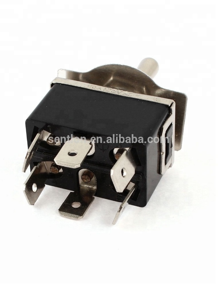 Factory Price 6 Pin 3 Position Momentary On/Always Off/Momentary On Toggle Switch 125V 15A