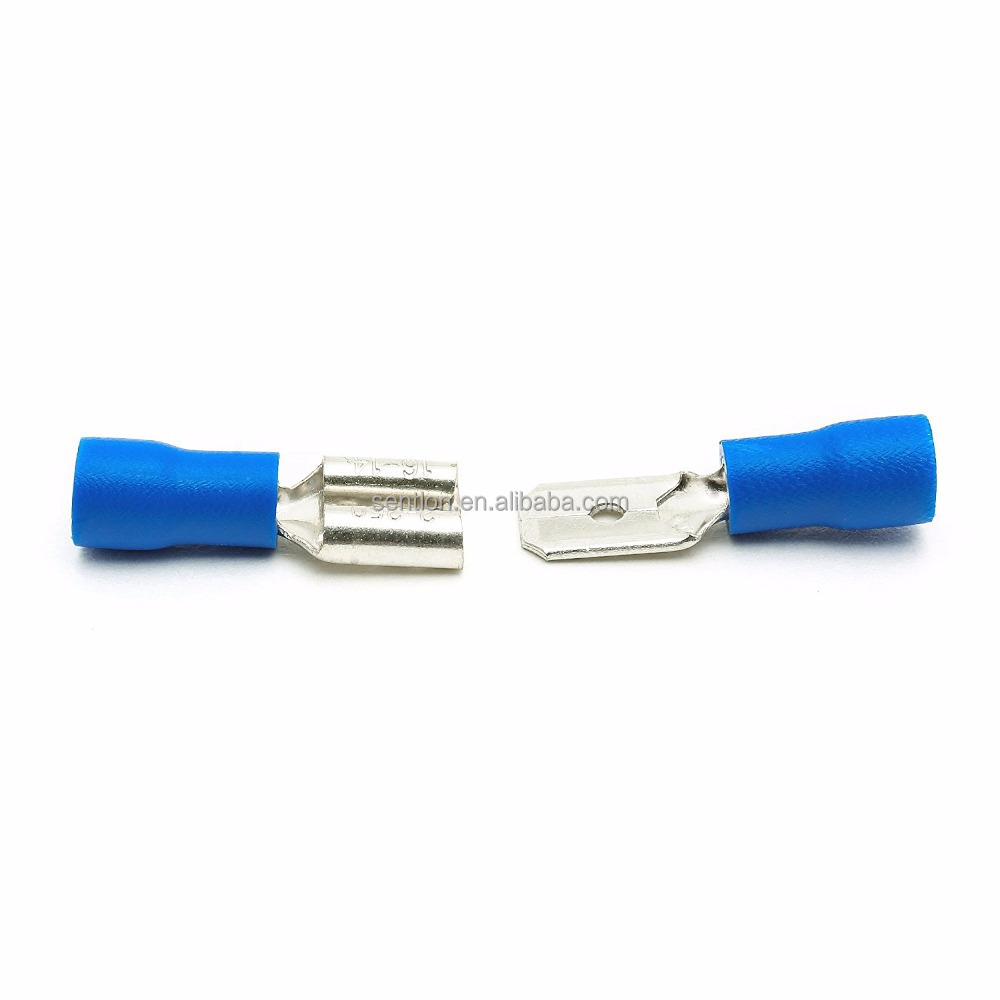 Wholesale Automotive MDD2-250 / FDD2-250 Butt Connector Crimp Terminal Male Female Pre-Insulating Joint 14-16 AWG