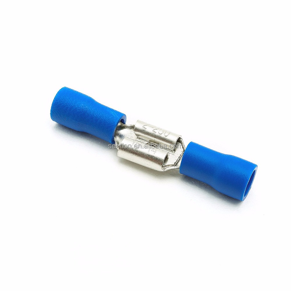 Wholesale Automotive MDD2-250 / FDD2-250 Butt Connector Crimp Terminal Male Female Pre-Insulating Joint 14-16 AWG